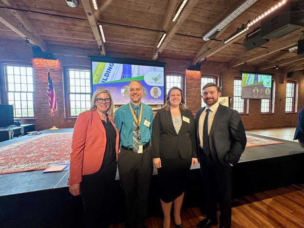 From left to right: Kelly Turturro, NYSDEC; Steve Gagnon, Orange County Department of Health; Julianne Fuda, NYSDOT; & Conor Eckert, Orange County Partnership